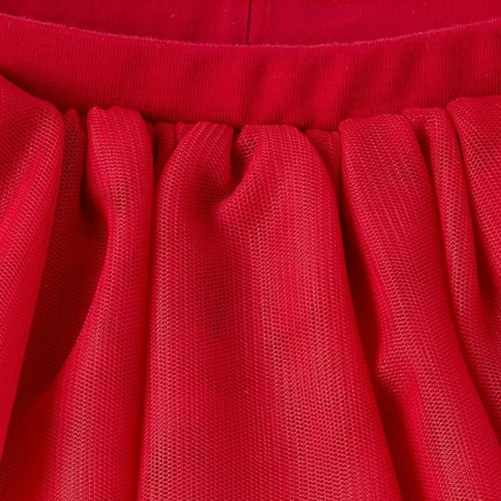 The Children’s Place Baby Girl Mesh TuTu Ruffle Legging Red Size: 6-9 Month